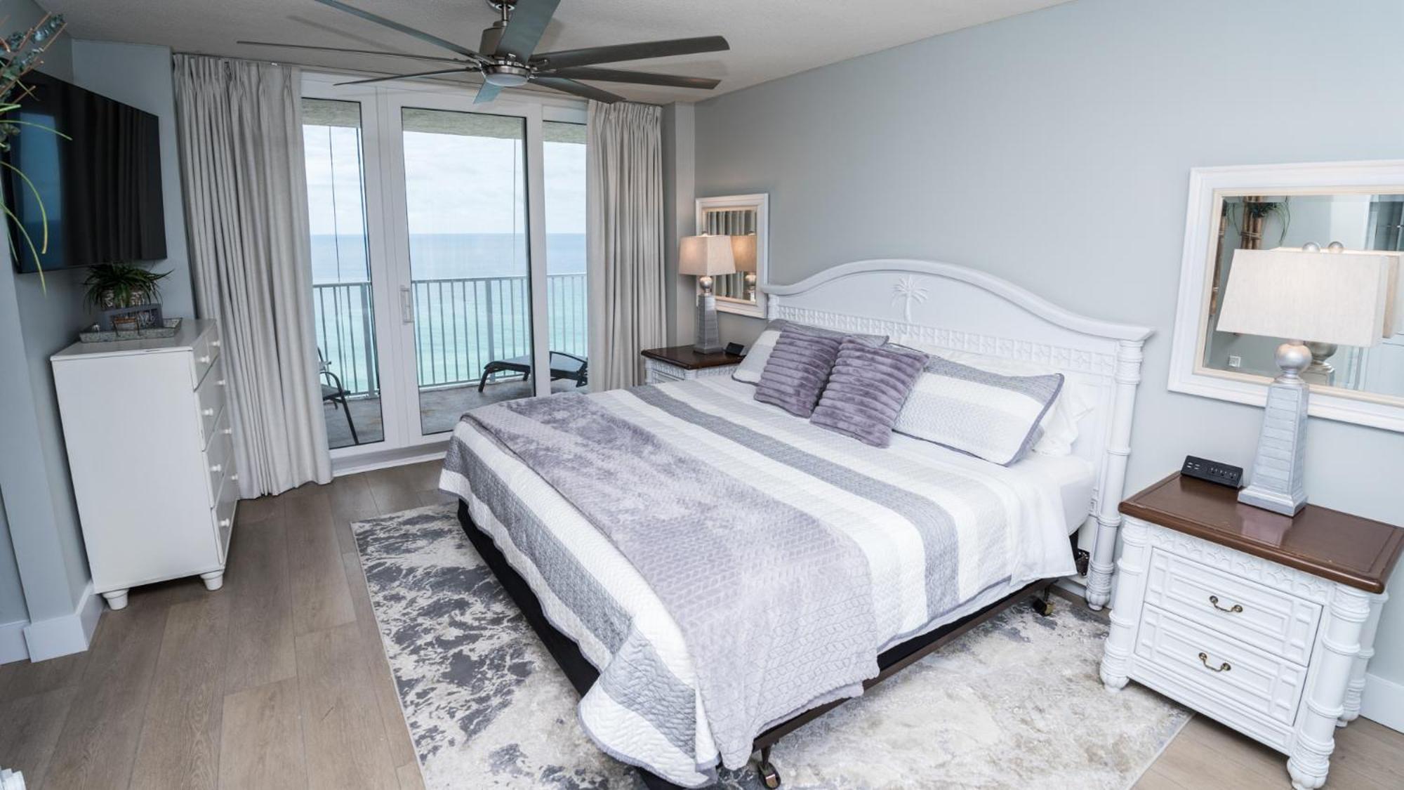 New Rental - 3Br 3Ba Corner Beachfront - 2024 Remodel - 3 Pools, Tiki Hut, Gym, Tennis Panama City Beach Extérieur photo