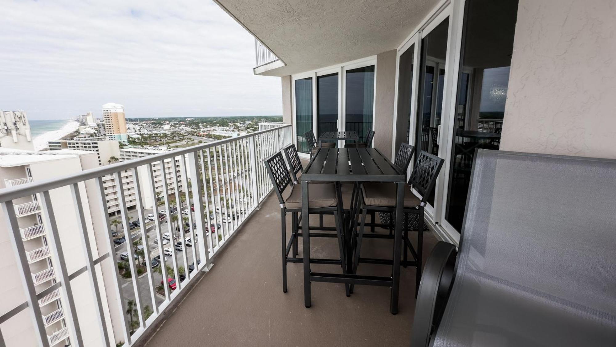 New Rental - 3Br 3Ba Corner Beachfront - 2024 Remodel - 3 Pools, Tiki Hut, Gym, Tennis Panama City Beach Extérieur photo