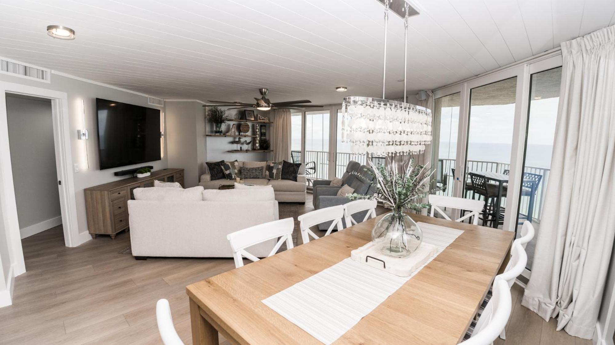 New Rental - 3Br 3Ba Corner Beachfront - 2024 Remodel - 3 Pools, Tiki Hut, Gym, Tennis Panama City Beach Extérieur photo